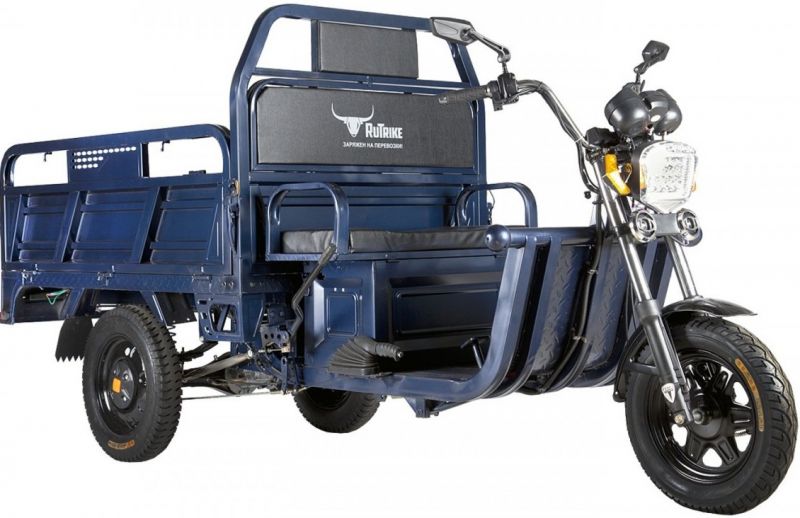 Грузовая электрическая тележка(электротрицикл) Rutrike D2 1500 60V1000W LUX Грузовая электрическая тележка(электротрицикл) Rutrike D2 1500 60V1000W LUX